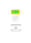 Operating Instructions PDP02 - PKP Prozessmesstechnik GmbH