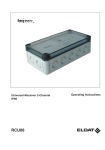 Universal-Receiver 2-Channel IP66 Operating Instructions