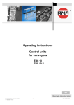 Operating instructions Control units for conveyors