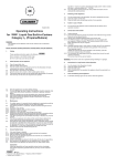 Operating Instructions for Liquid Gas Built-in