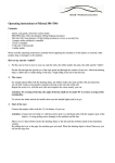 Operating instructions of Mistral 500 (700)