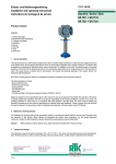 Einbau- und Bedienungsanleitung Installation and operating