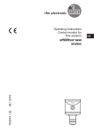 Operating instructions Control monitor for flow