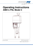 Operating Instructions AMS1x PSL Model 4