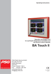 Operating Instructions BA Touch II