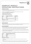 COMPUTE MODULE OPERATING INSTRUCTIONS