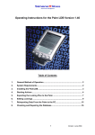 Operating Instructions for the Palm LDB Version 1.40