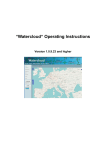 “Watercloud“ Operating Instructions