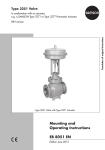 Mounting and Operating Instructions EB 8051 EN