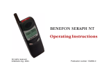 BENEFON SERAPH NT Operating Instructions