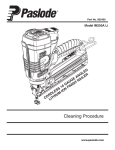 Paslode 902400 Instructions / Assembly