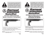 Ramset 40088 Use and Care Manual