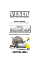 VIAIR 400P Use and Care Manual
