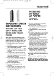 Honeywell HFD-120Q Use and Care Manual