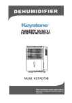 Keystone KSTAD70B Use and Care Manual