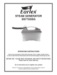 Earlex 0SS77USSG Installation Guide