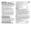 GE 97136HD Instructions / Assembly