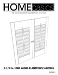 homeBASICS QSPA3154 Instructions / Assembly