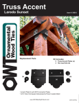 OWT Ornamental Wood Ties 56611 Installation Guide