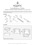 Aquatic 160304PSL-WH Installation Guide