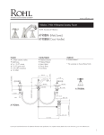 Rohl A1908LMPN-2 Instructions / Assembly