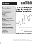 MOEN CA84924 Installation Guide