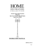 Home Decorators Collection HB7019A-292 Instructions / Assembly