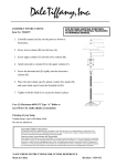 Dale Tiffany TF60297 Instructions / Assembly