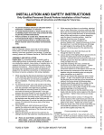 Sylvania 75252.0 Installation Guide