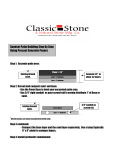 Classic Stone PP-SC-Natural Instructions / Assembly