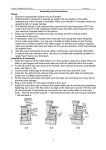 Bond Manufacturing Y98881 Instructions / Assembly