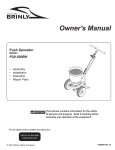 Brinly-Hardy P20-500BH Instructions / Assembly