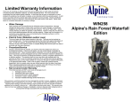 Alpine WIN258 Instructions / Assembly