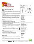 Solarrific G3035 Use and Care Manual
