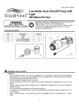 Total Pond MD11400ASL Installation Guide