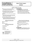 GE GX1S01R Instructions / Assembly