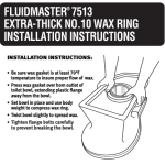 Fluidmaster 7513 Installation Guide