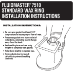 Fluidmaster 7510 Installation Guide