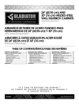 Gladiator GAWG302DZW Instructions / Assembly