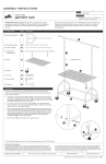 Honey-Can-Do GAR-01506 Instructions / Assembly