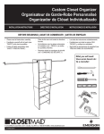 ClosetMaid 7029 Instructions / Assembly