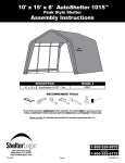 ShelterLogic 62681.0 Instructions / Assembly