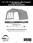 ShelterLogic 62697.0 Instructions / Assembly