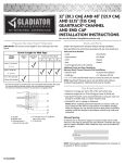Gladiator GAWC042PZY Installation Guide