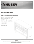 Husky HOTC5210B1AD Use and Care Manual