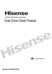 Hisense FD90D6AWD Use and Care Manual