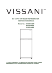 Vissani HVDR1040S Use and Care Manual