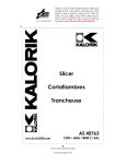 KALORIK AS 40763 S Use and Care Manual