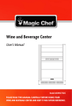 Magic Chef MCWBC77DZC Use and Care Manual