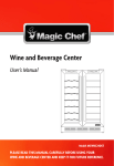 Magic Chef MCWBC24DST Use and Care Manual